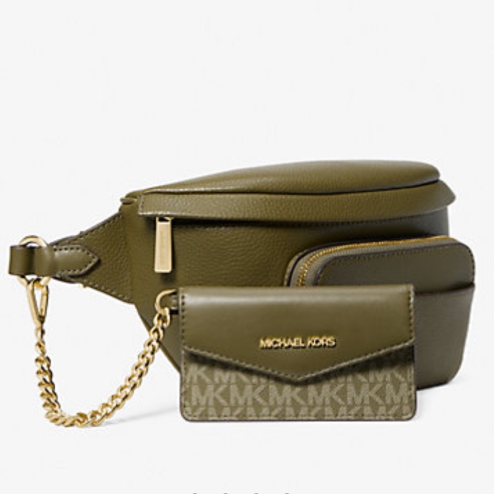 Michael Kors Maisie Large Pebbled Leather 2-in-1 Sling Waist Fanny Pack
Belt Bag